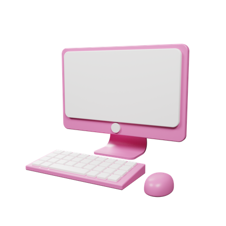 Computer  3D Illustration