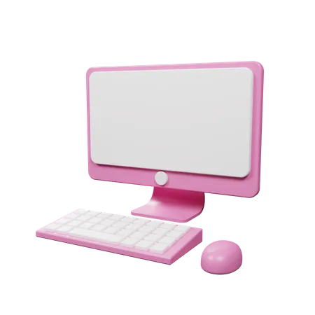 Computer  3D Illustration