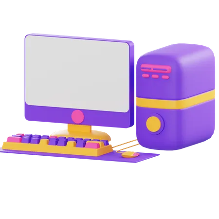 Computer 3D Illustration