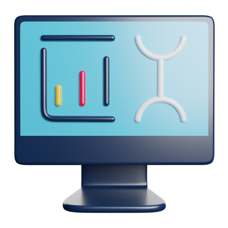 Computer Adjust  3D Icon