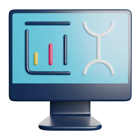 Computer Adjust  3D Icon