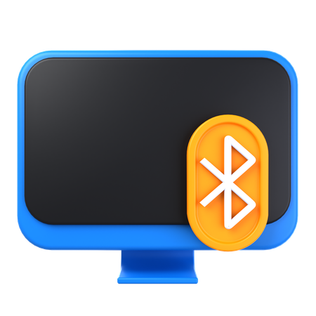 Bluetooth-Computer  3D Icon