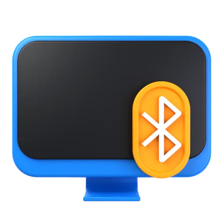 Bluetooth-Computer  3D Icon