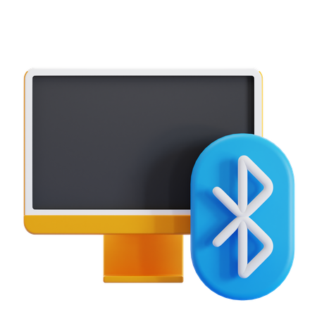 Computer Bluetooth  3D Icon