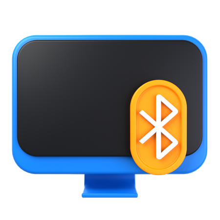 Computer Bluetooth  3D Icon