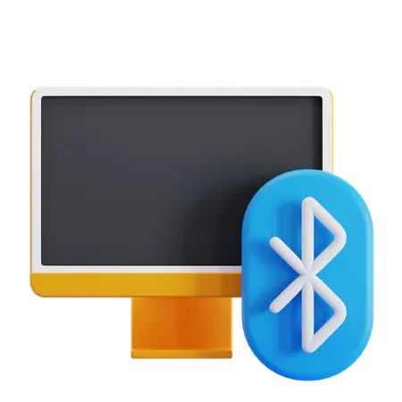 Computer Bluetooth 3D Icon