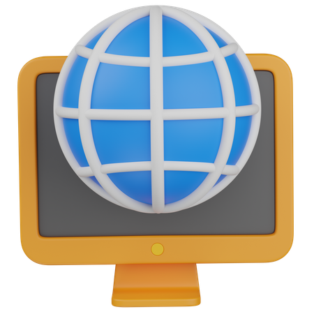 Computerbrowser  3D Icon