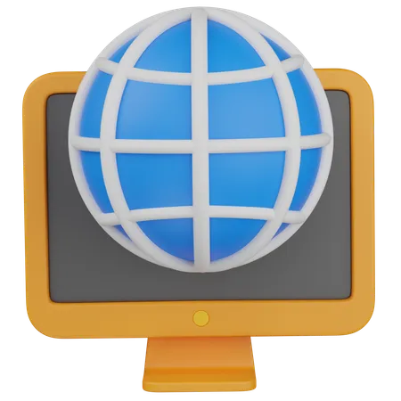 Computerbrowser  3D Icon