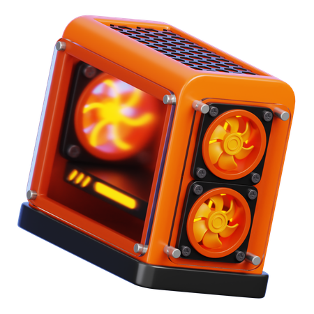 Computer Case  3D Icon