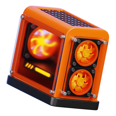 Computer Case  3D Icon
