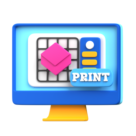 Computer Control  3D Icon