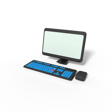 Computer Device  3D Icon