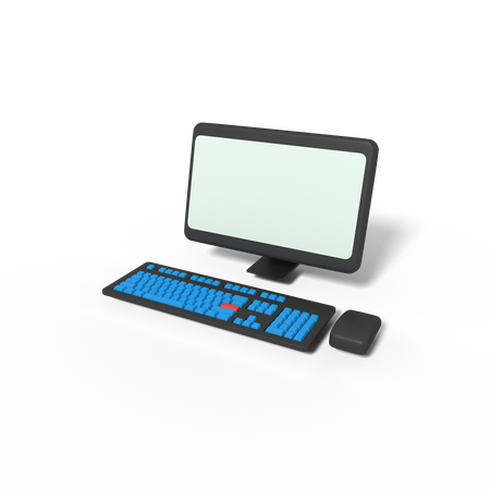 Computer Device 3D Icon