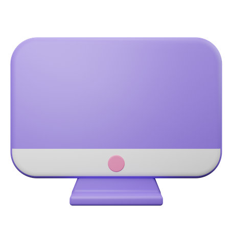 Computer Display  3D Icon