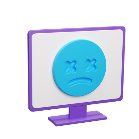Computer Error 3D Icon