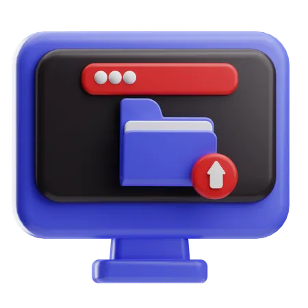 Computer-Exportdaten  3D Icon