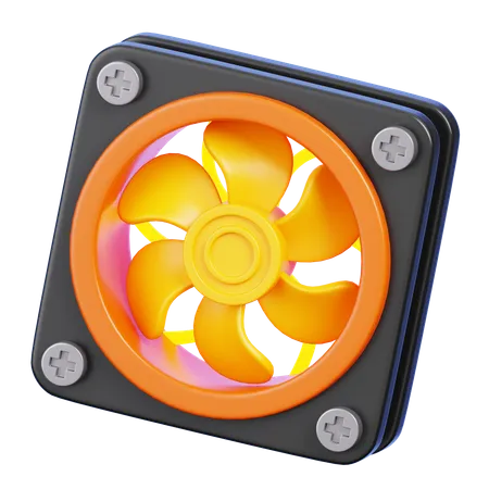 Computer Fan  3D Icon