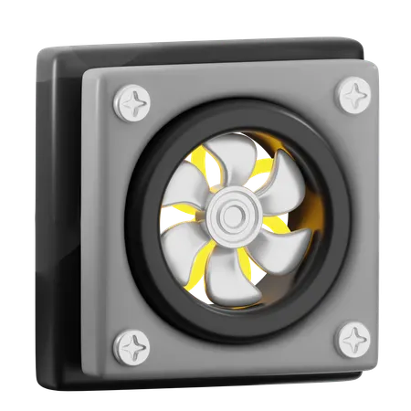 Computer fan  3D Icon
