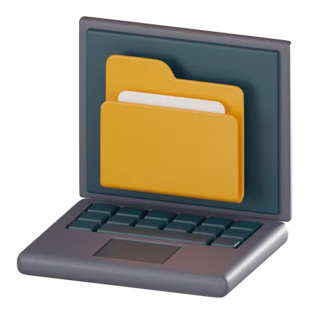 Computer Folder  3D Icon