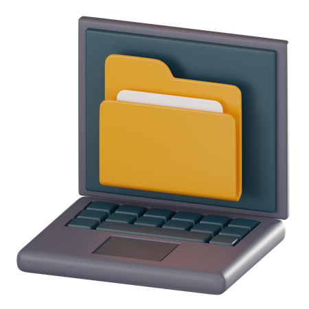 Computer Folder  3D Icon