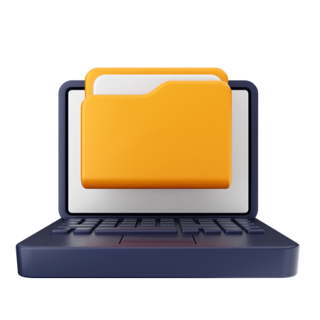 Computer Folder  3D Icon