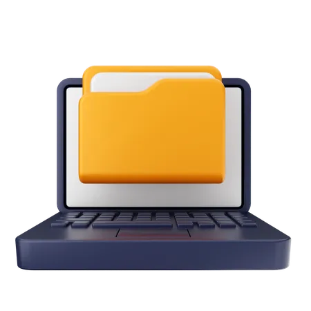 Computer Folder  3D Icon