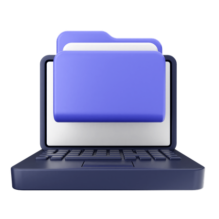 Computer Folder  3D Icon