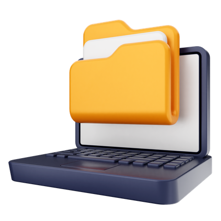 Computer Folder  3D Icon