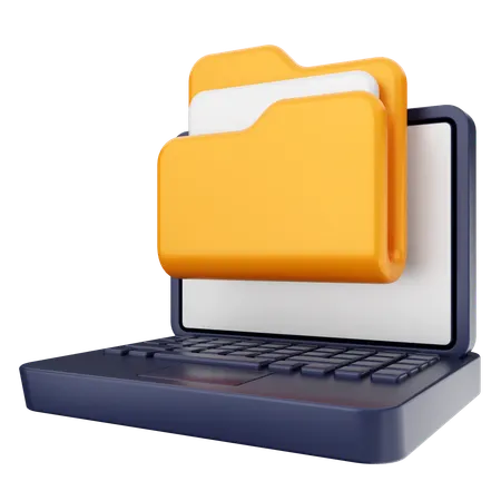 Computer Folder  3D Icon