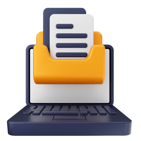 Computer Folder  3D Icon