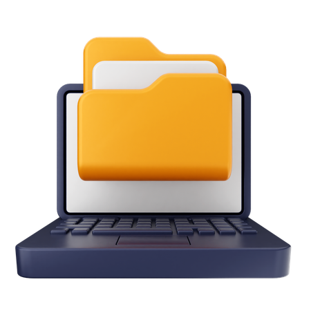 Computer Folder  3D Icon
