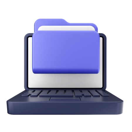 Computer Folder  3D Icon