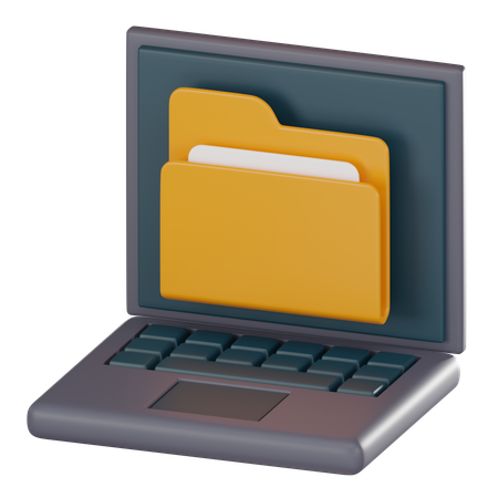 Computer Folder  3D Icon