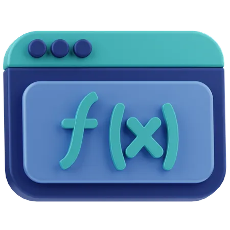 Computer Function  3D Icon