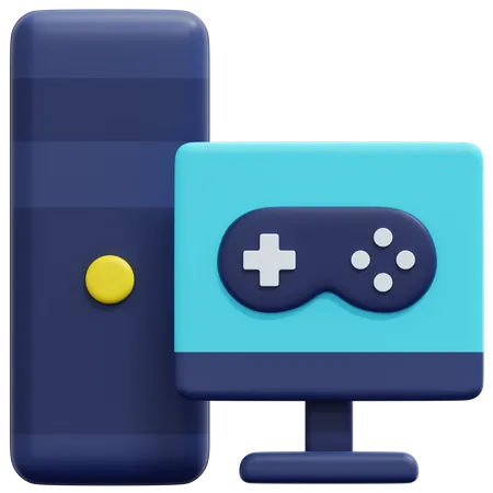 Computer Game  3D Icon
