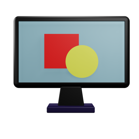 Computer Graphic  3D Icon