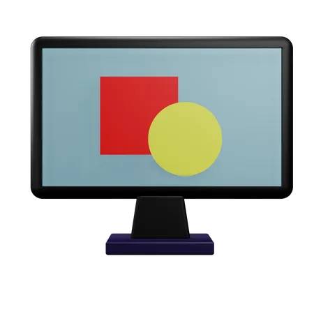 Computer Graphic  3D Icon