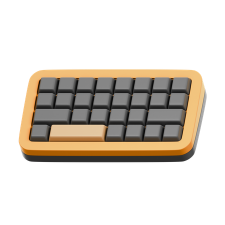 Computer Keyboard  3D Icon