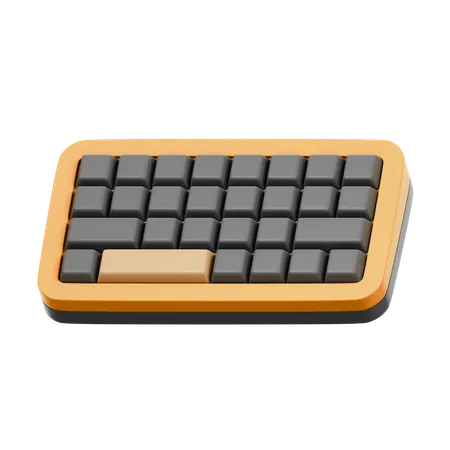 Computer Keyboard  3D Icon