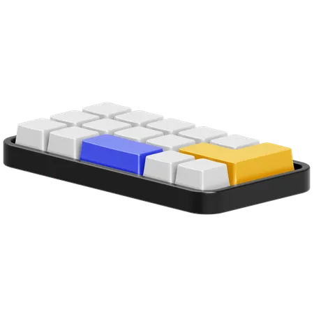 Computer Keyboard  3D Icon