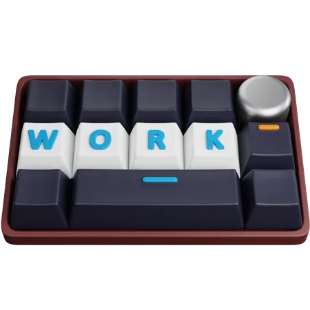 Computer Keyboard  3D Icon
