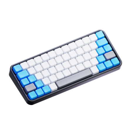 Computer Keyboard  3D Icon