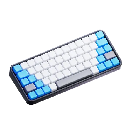 Computer Keyboard  3D Icon