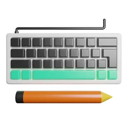 Computer Keyboard  3D Icon