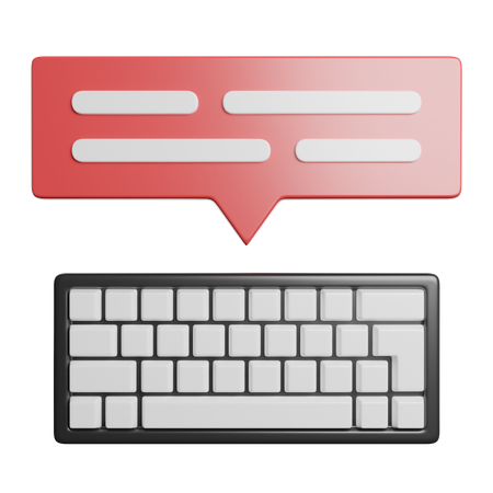 Computer Keyboard  3D Icon