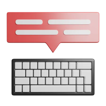 Computer Keyboard  3D Icon