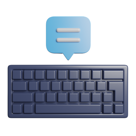 Computer Keyboard  3D Icon
