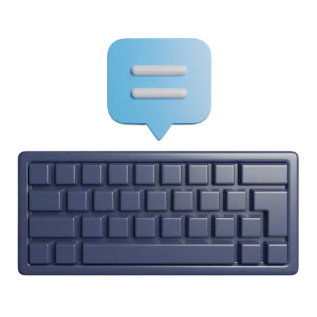 Computer Keyboard  3D Icon