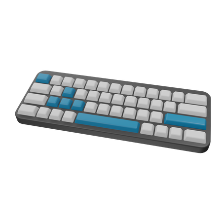 Computer Keyboard 3D Icon