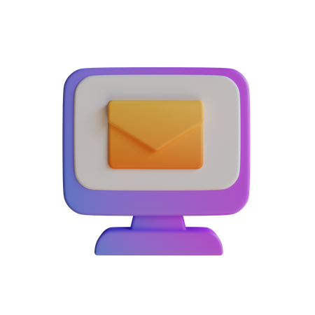 Computer-Mail  3D Icon